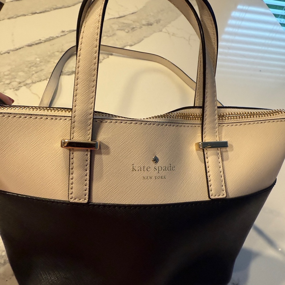 Kate Spade Harmony Crossbody Cedar Street Black/Ivory Pebble - Picture 2 of 14